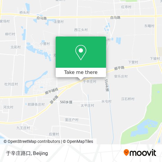 于辛庄路口 map