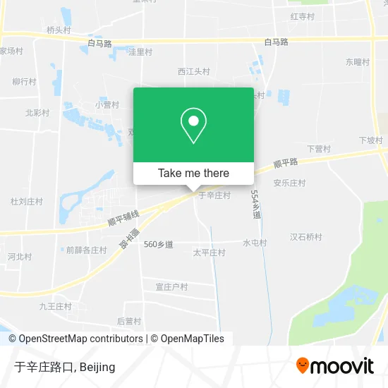 于辛庄路口 map