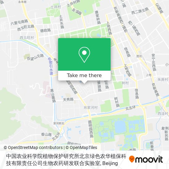 中国农业科学院植物保护研究所北京绿色农华植保科技有限责任公司生物农药研发联合实验室 map