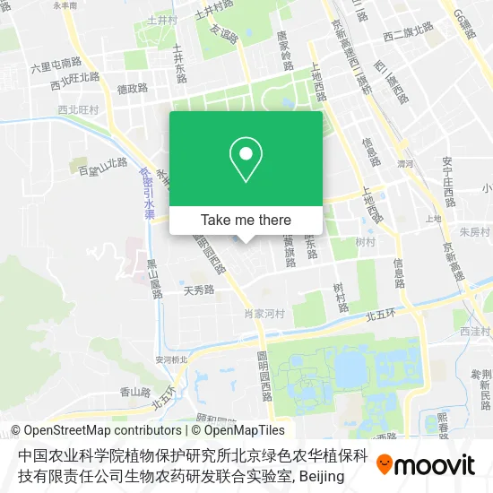 中国农业科学院植物保护研究所北京绿色农华植保科技有限责任公司生物农药研发联合实验室 map