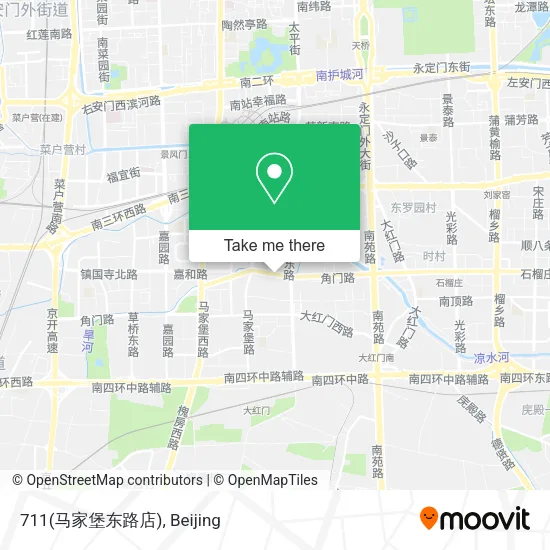 711(马家堡东路店) map