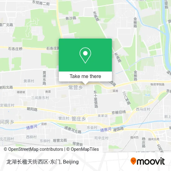 龙湖长楹天街西区-东门 map