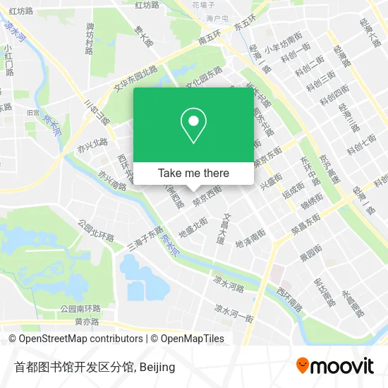 首都图书馆开发区分馆 map