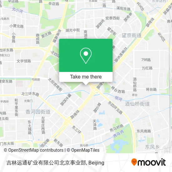 吉林远通矿业有限公司北京事业部 map