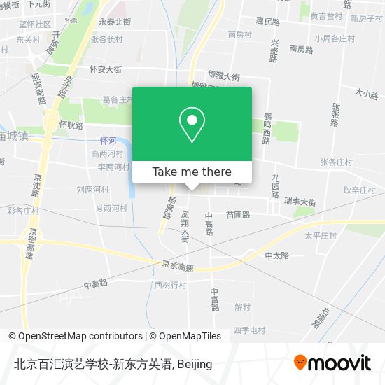 北京百汇演艺学校-新东方英语 map