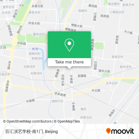 百汇演艺学校-南1门 map