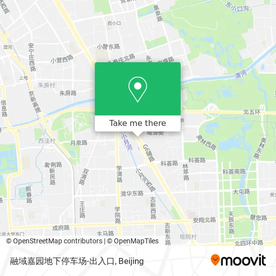 融域嘉园地下停车场-出入口 map