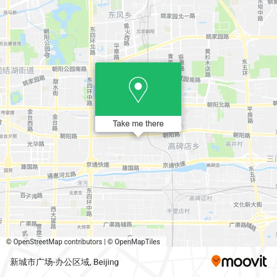 新城市广场-办公区域 map