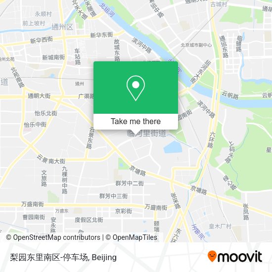 梨园东里南区-停车场 map
