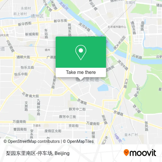 梨园东里南区-停车场 map
