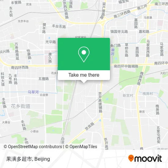 果满多超市 map