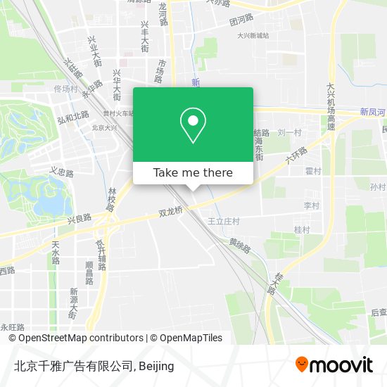 北京千雅广告有限公司 map
