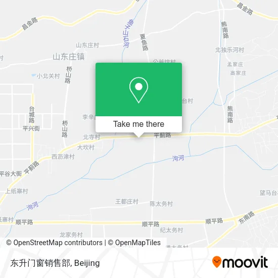 东升门窗销售部 map