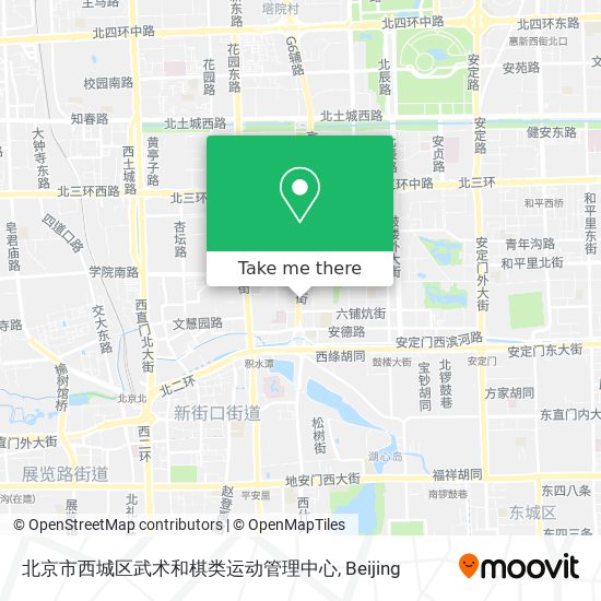 北京市西城区武术和棋类运动管理中心 map