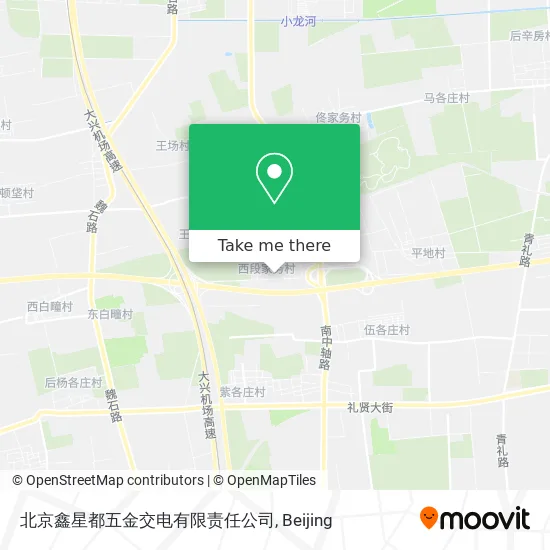 北京鑫星都五金交电有限责任公司 map