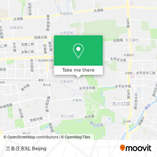 兰各庄东站 map