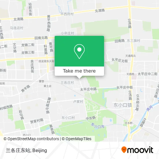 兰各庄东站 map