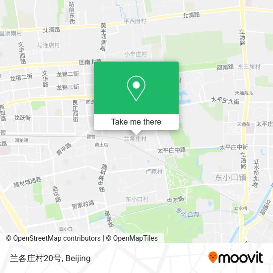 兰各庄村20号 map