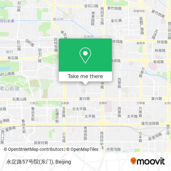 永定路57号院(东门) map