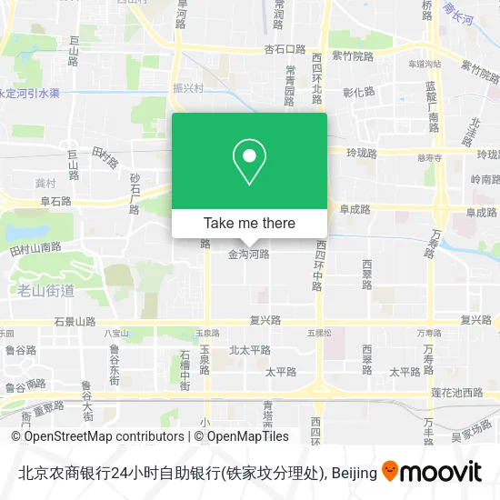 北京农商银行24小时自助银行(铁家坟分理处) map