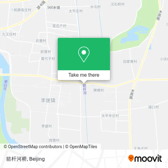 箭杆河桥 map