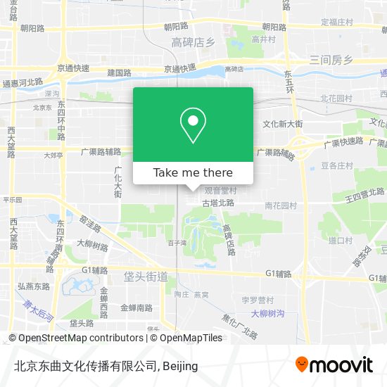 北京东曲文化传播有限公司 map