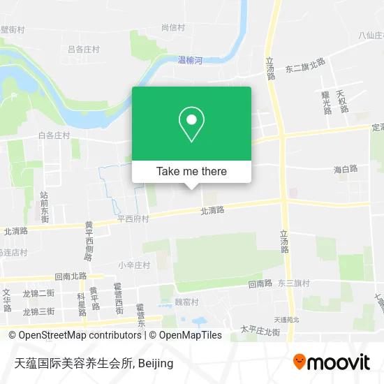 天蕴国际美容养生会所 map