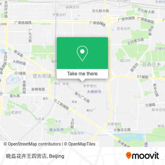 晓磊花卉王四营店 map