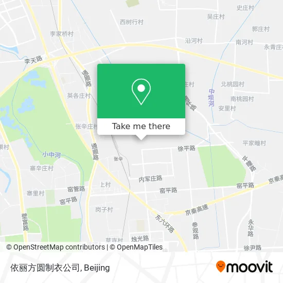 依丽方圆制衣公司 map