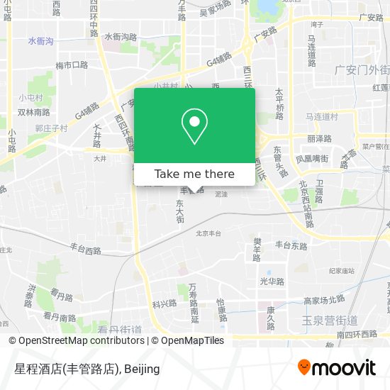 星程酒店(丰管路店) map