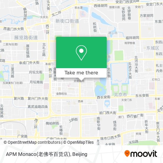 APM Monaco(老佛爷百货店) map