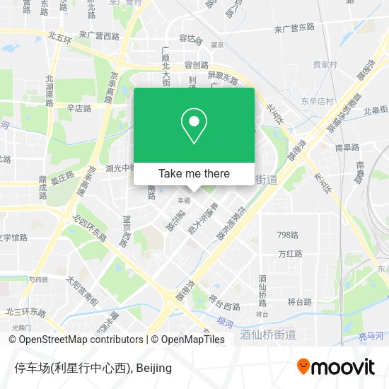 停车场(利星行中心西) map