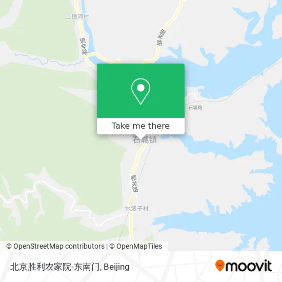 北京胜利农家院-东南门 map