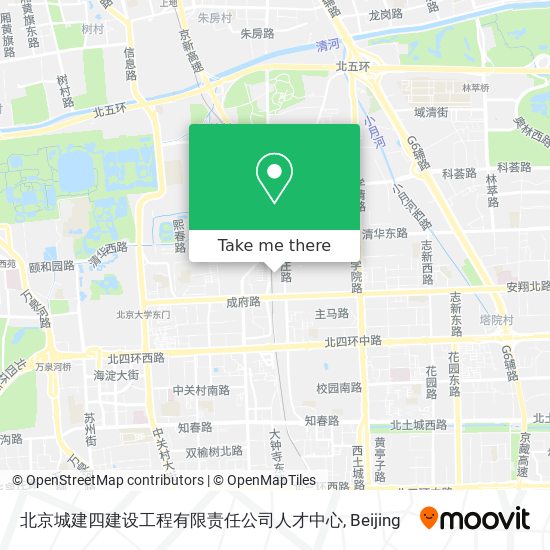 北京城建四建设工程有限责任公司人才中心 map