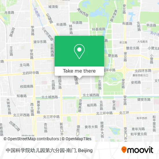 中国科学院幼儿园第六分园-南门 map