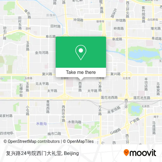 复兴路24号院西门大礼堂 map
