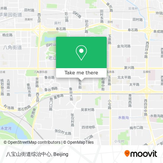 八宝山街道综治中心 map