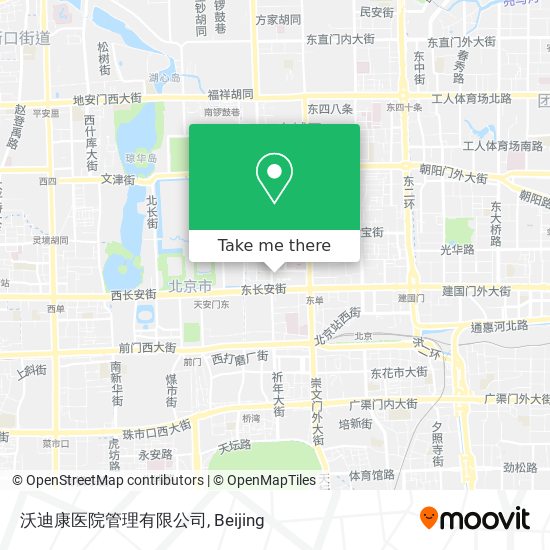 沃迪康医院管理有限公司 map