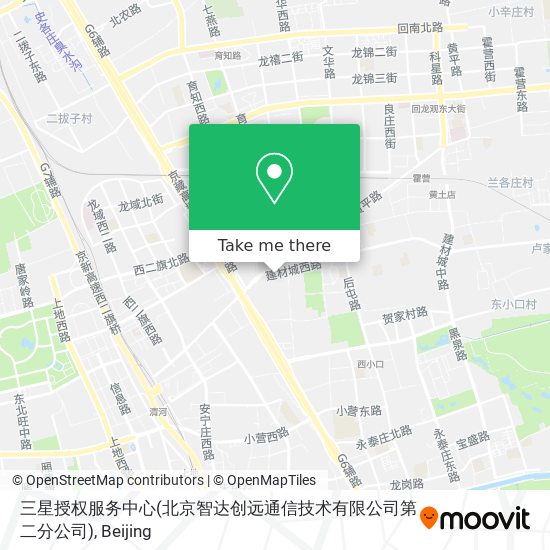 三星授权服务中心(北京智达创远通信技术有限公司第二分公司) map