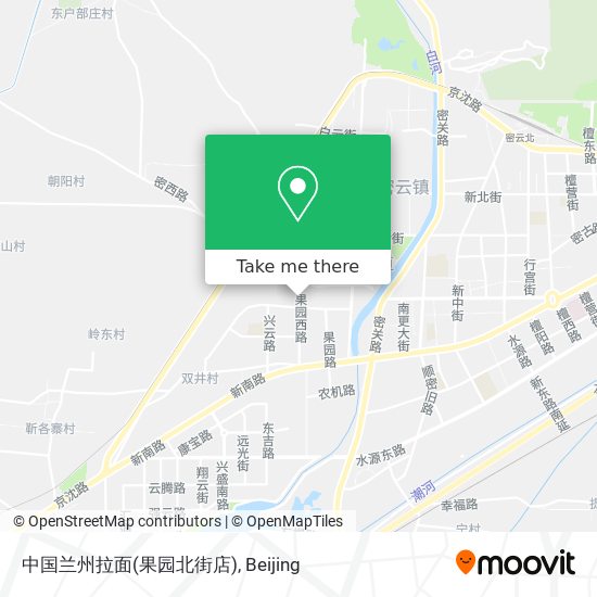 中国兰州拉面(果园北街店) map