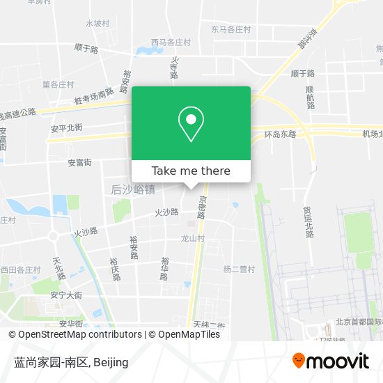蓝尚家园-南区 map