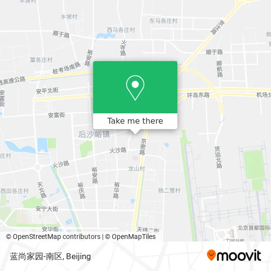 蓝尚家园-南区 map