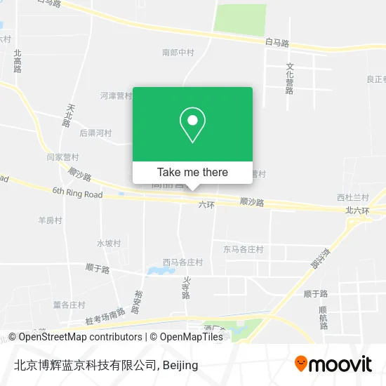 北京博辉蓝京科技有限公司 map