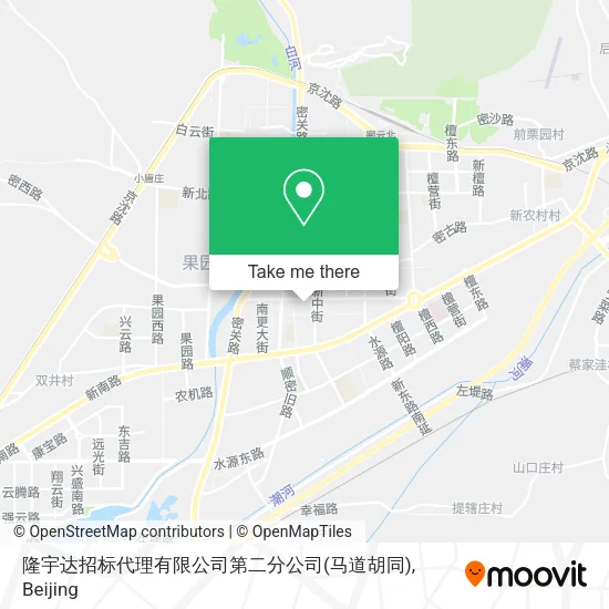 隆宇达招标代理有限公司第二分公司(马道胡同) map