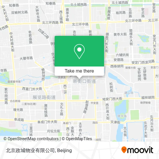 北京政城物业有限公司 map