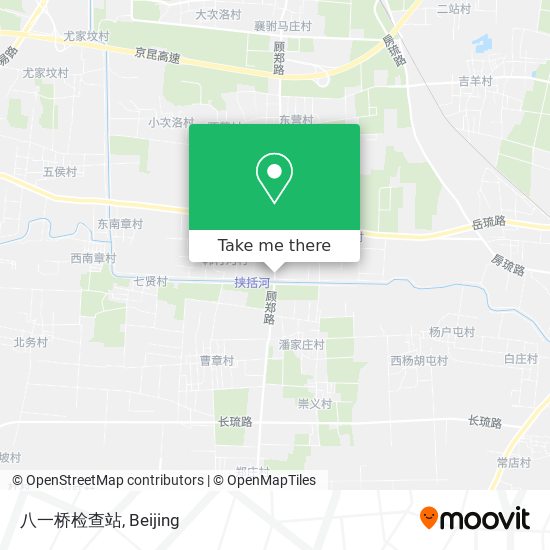 八一桥检查站 map