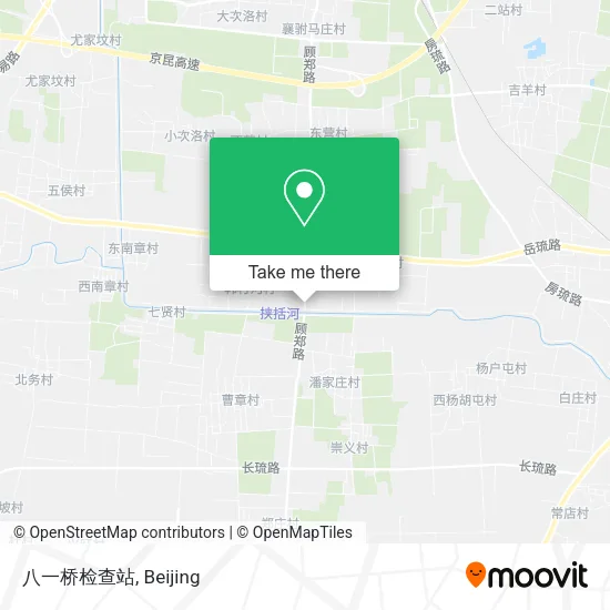 八一桥检查站 map
