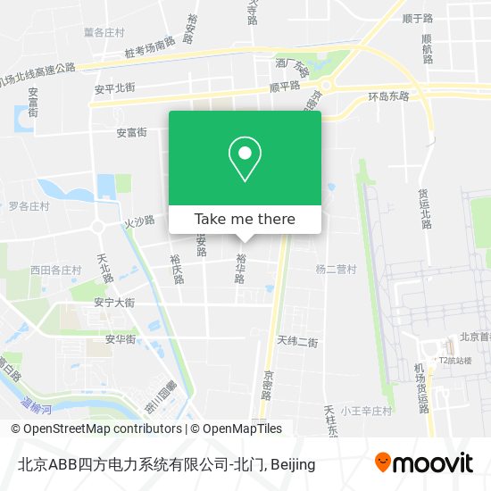 北京ABB四方电力系统有限公司-北门 map