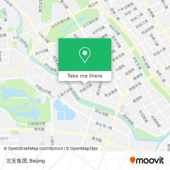 北安集团 map