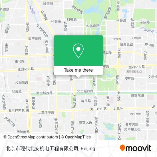 北京市现代北安机电工程有限公司 map